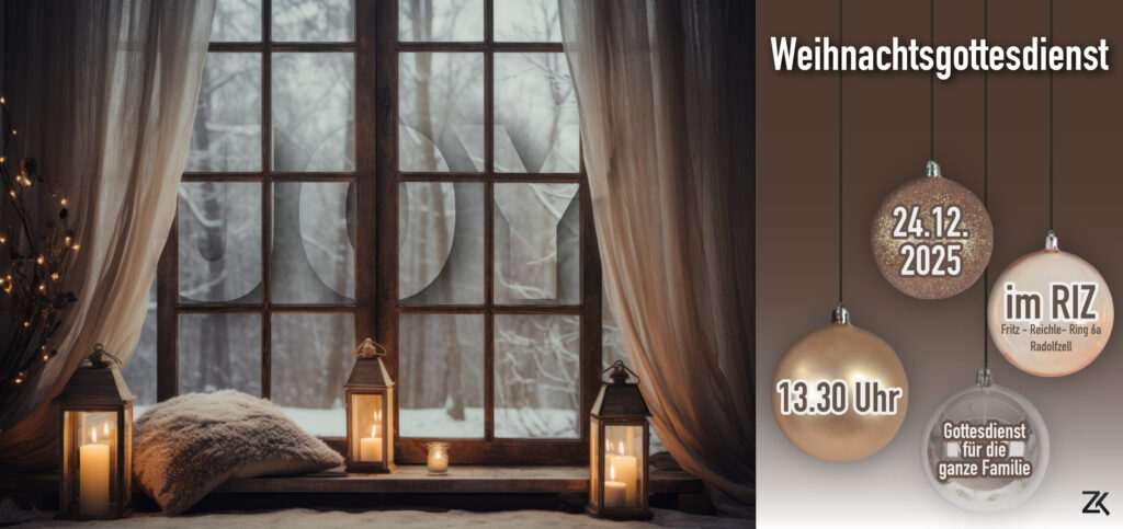 Weihnachtsgottesdienst Flyer 2025